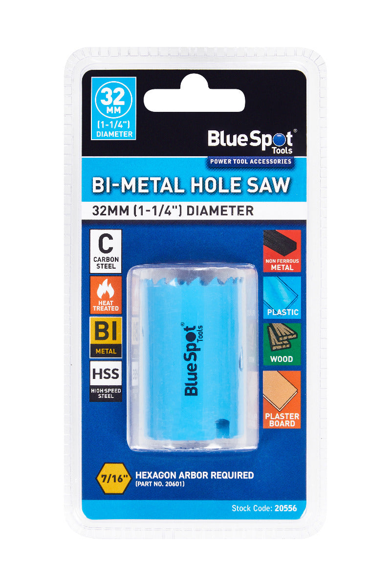 Blue Spot Tools 32mm (1 1/4") Bi-Metal Hole Saw