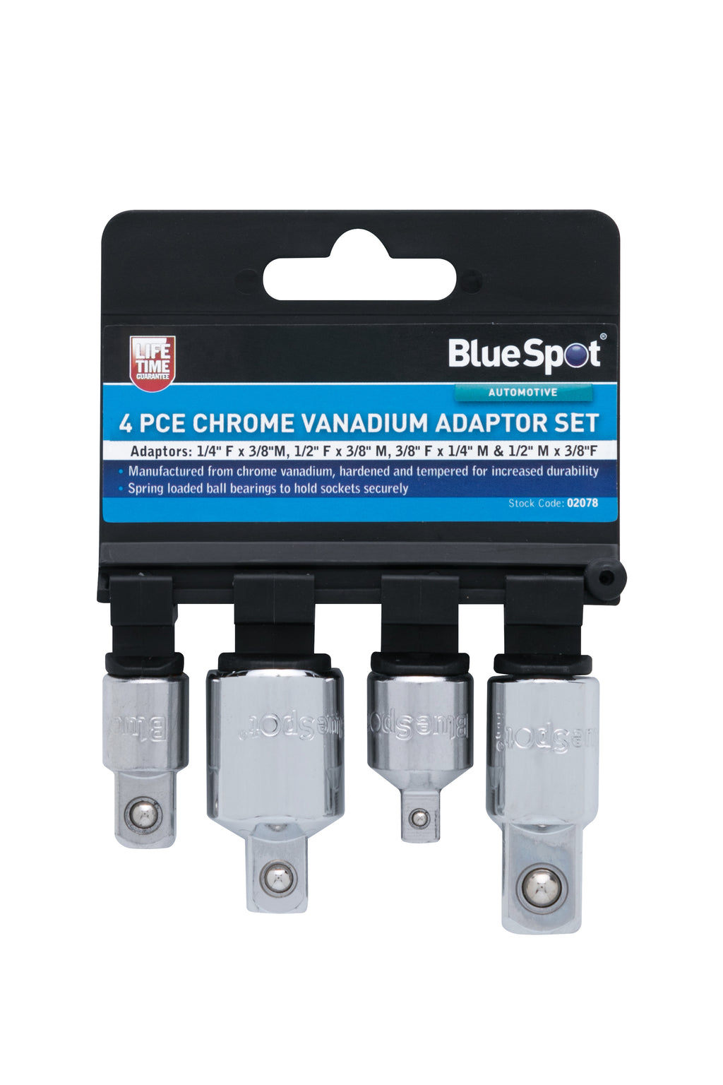 Blue Spot Tools 4 PCE Adaptor Set