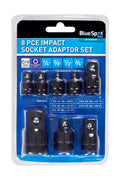 Blue Spot Tools 8 PCE Impact Socket Adaptor Set (1/4"-3/4")