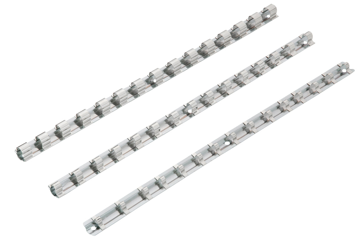 Blue Spot Tools 3 PCE Socket Holders (45 Clips) (1/4"-3/8"-1/2")