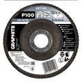 GRAPHITE Zirconia flap wheel 115 x 22.2 mm, P100 — 58T108
