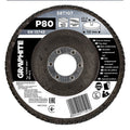 GRAPHITE Zirconia flap wheel 115 x 22.2 mm, P80 — 58T107