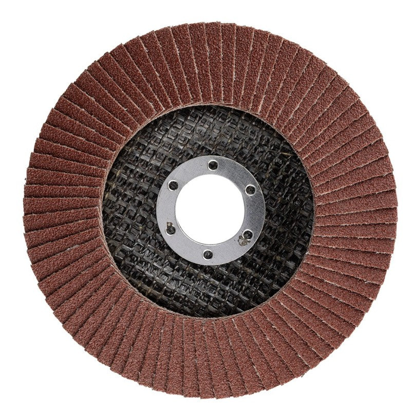 GRAPHITE Flap wheel 125 x 22.2 mm, P100 — 58T123