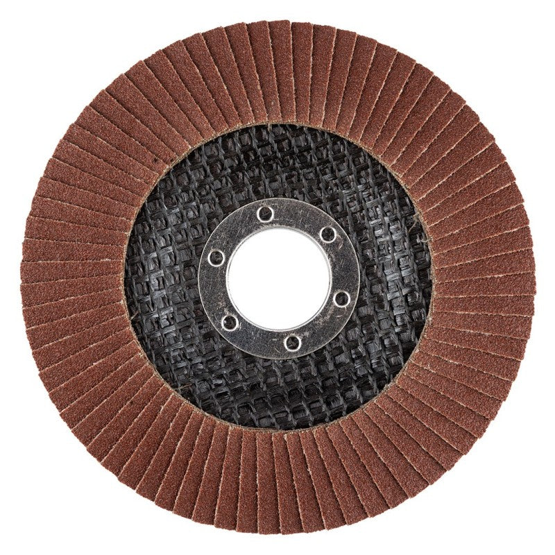 GRAPHITE Flap wheel 115 x 22.2 mm, P120 — 58T129