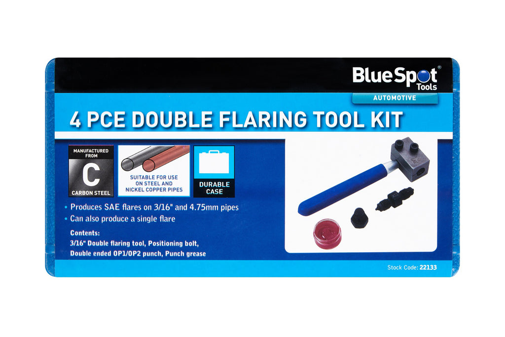 Blue Spot Tools 4 PCE Double Flaring Tool Kit