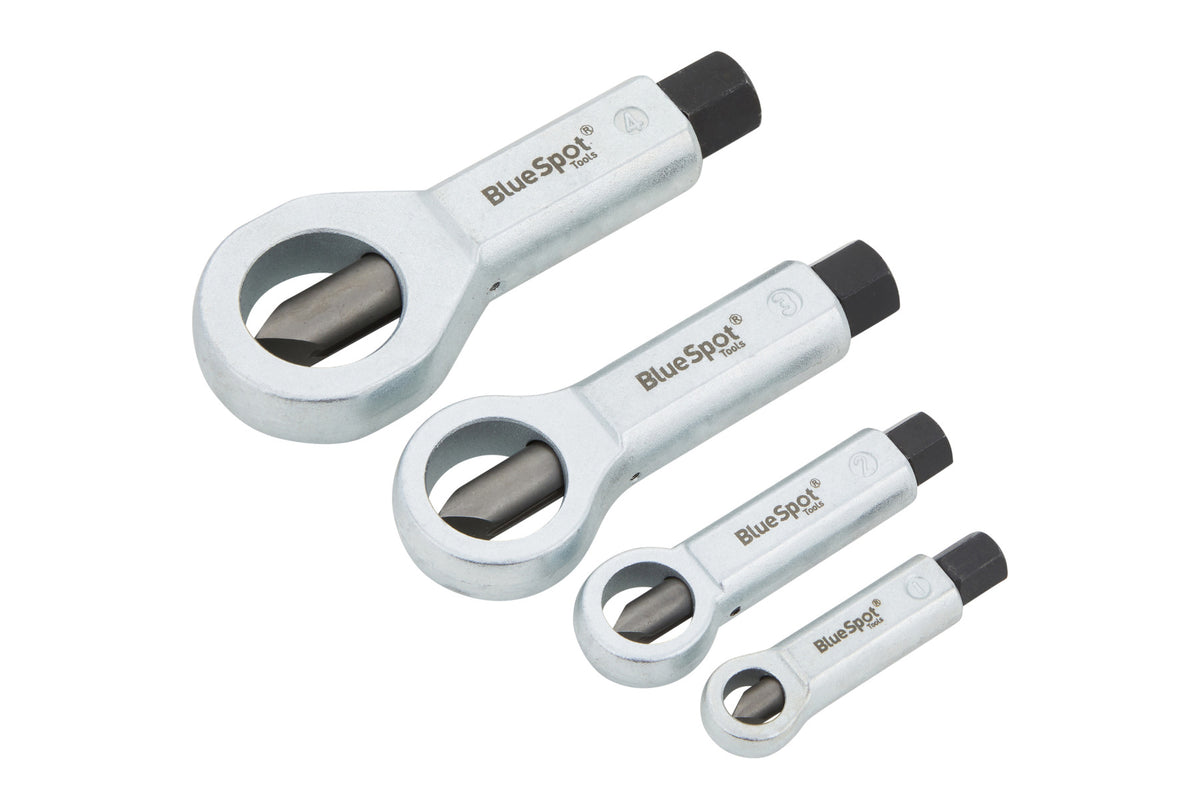 Blue Spot Tools 4 PCE Nut Splitter 9-27mm (3/8" - 1 1/16")