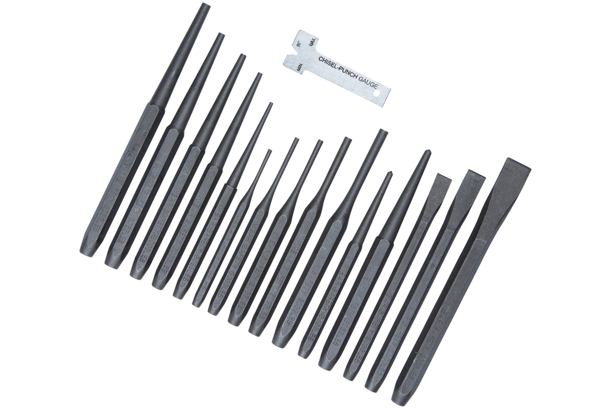 Blue Spot Tools 16 PCE Punch and Chisel Set