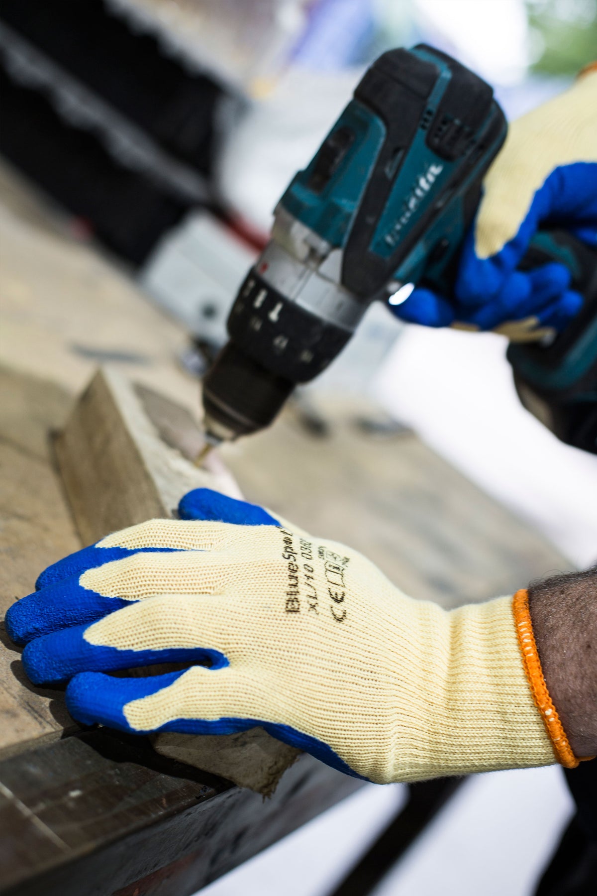 Blue Spot Tools Latex Grip Gloves (XXL)