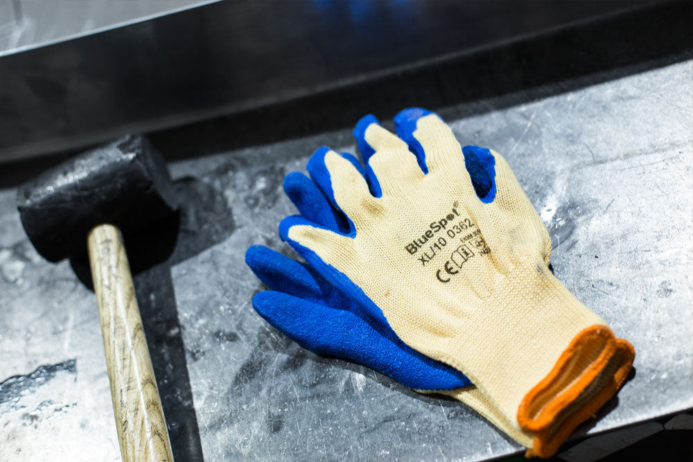 Blue Spot Tools Latex Grip Gloves (XXL)
