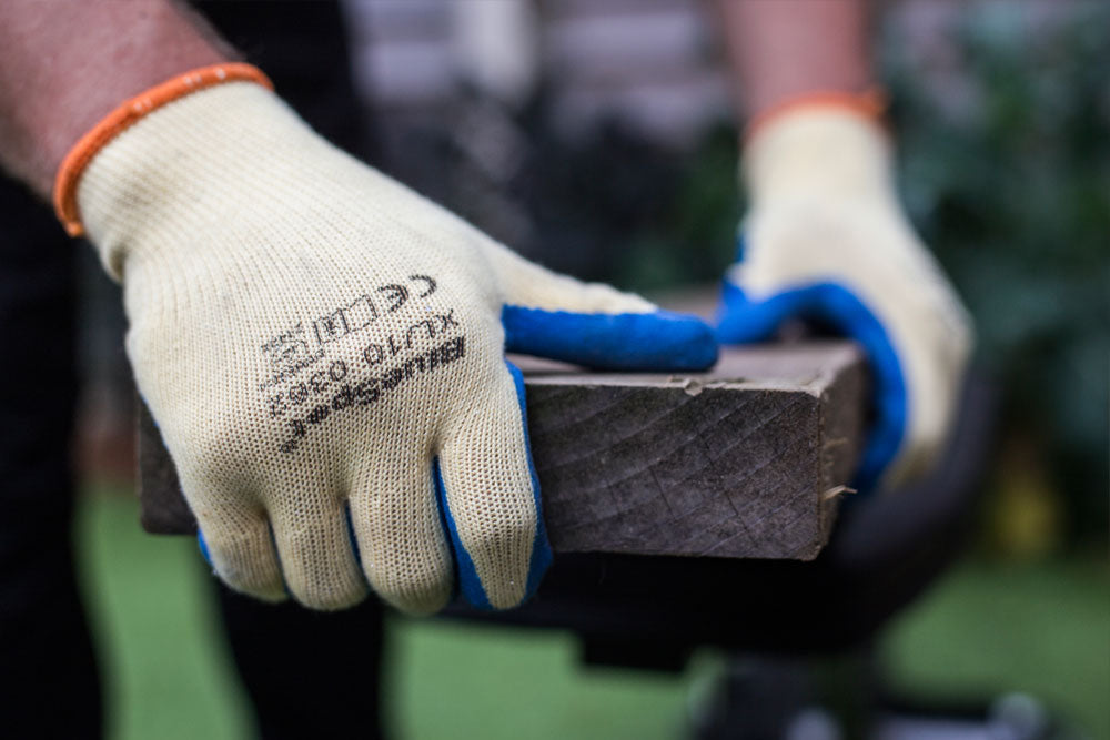 Blue Spot Tools Latex Grip Gloves (Large)