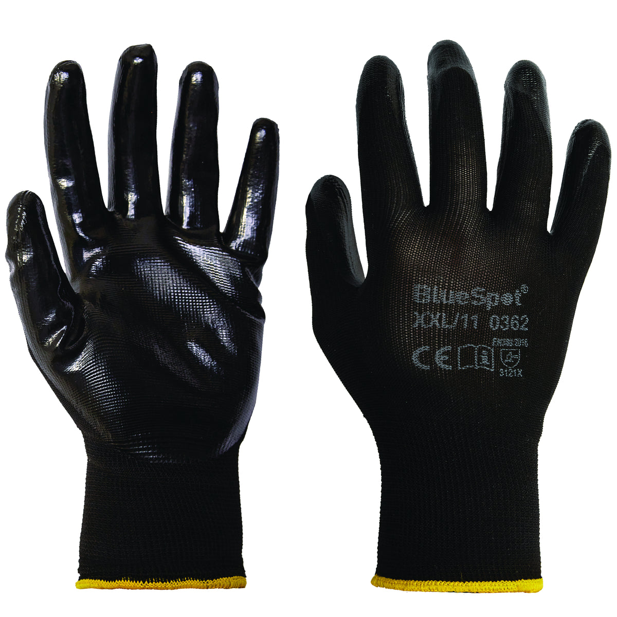 Blue Spot Tools Nitrile Grip Gloves (XXL)