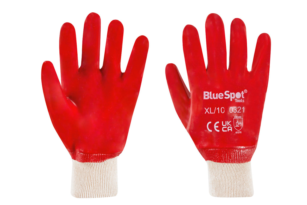 Blue Spot Tools Heavy Duty PVC Gloves Extra Large