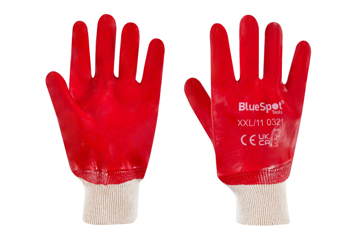 Blue Spot Tools Heavy Duty PVC Gloves XXL