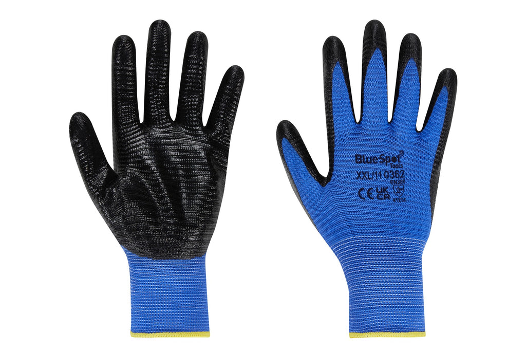 Blue Spot Tools XXL Extra Grip Nitrile Palm Glove
