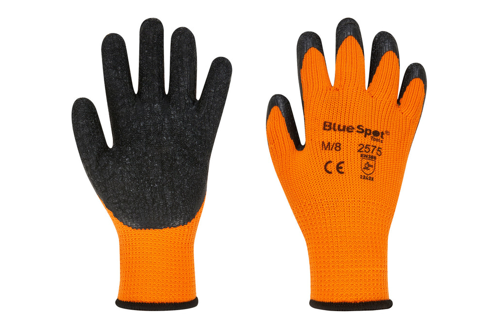Blue Spot Tools Latex Grip Thick Winter Gloves (Medium)