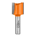 NEO TOOLS Double toothed end mill, TCT, 20 x 19 mm, shank 8 mm — 56-205