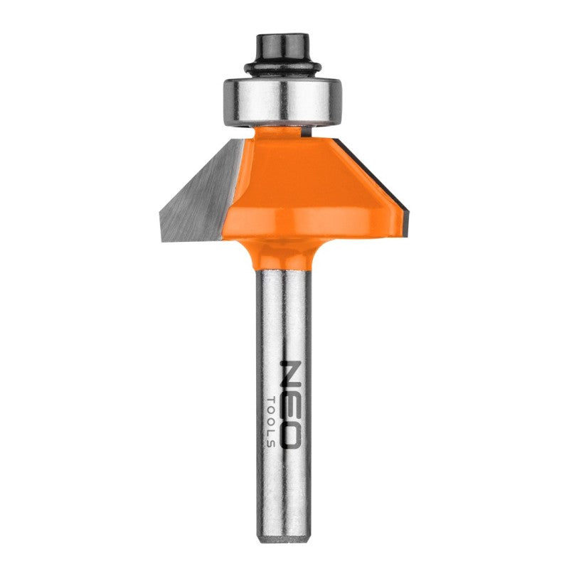 NEO TOOLS Shape cutter with bearing, TCT, 26.6 x 9.52 mm, shank 6 mm — 56-217