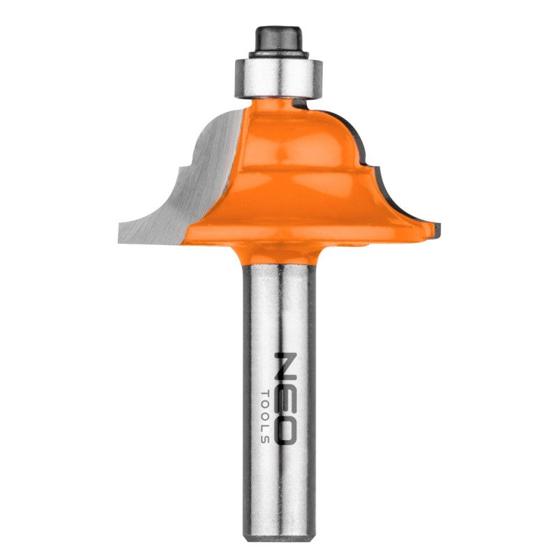NEO TOOLS Shaping cutter with bearing, ornamental, TCT, 34.9 x 15 mm, shank 8 mm — 56-233