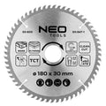 NEO TOOLS Saw blade, widia, 180 x 30 mm, 60 teeth — 55-605