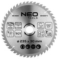 NEO TOOLS Saw blade, widia, 235 x 30 mm, 48 teeth — 55-693
