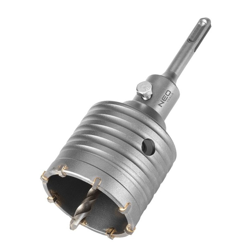 NEO TOOLS Forked hole saw 65mm with SDS+ adapter and pilot drill bit — 55-321