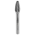 NEO TOOLS HM metal milling cutter, type F (pointed rounded), 10 x 20 mm, shank 6 x 45 mm — 55-371