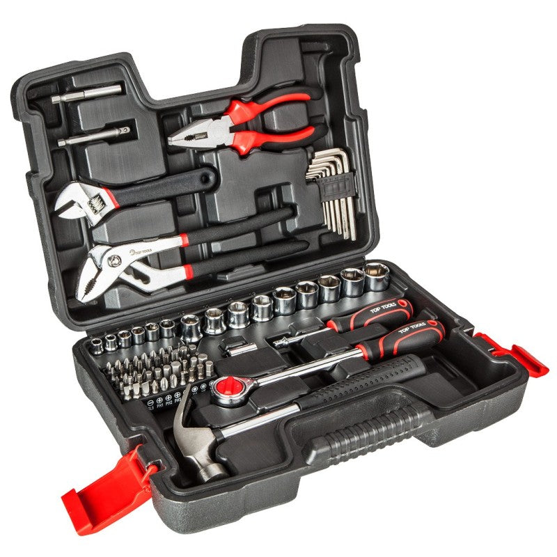 Top Tools Tools set 1/4", 1/2" 81 pcs — 38D510
