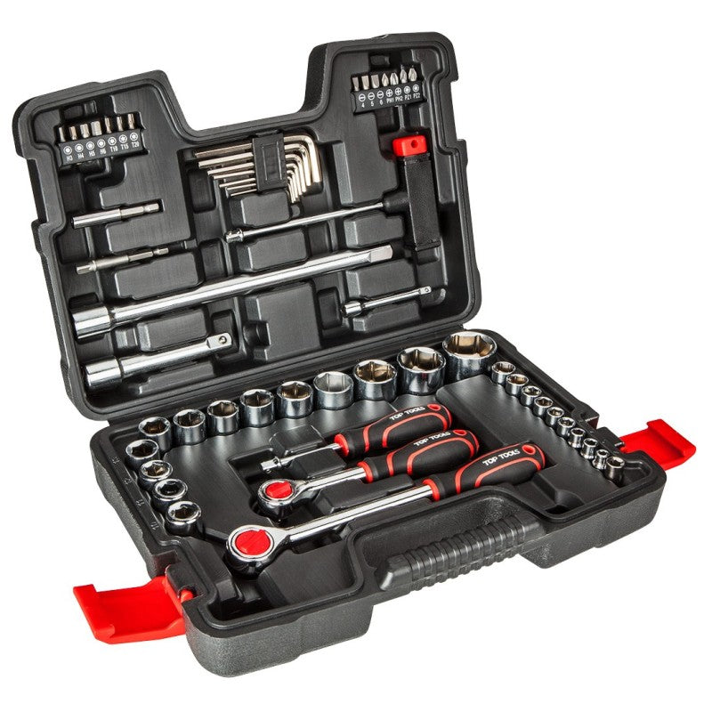 Top Tools Set of socket spanners 1/4", 1/2", 53 pcs — 38D530