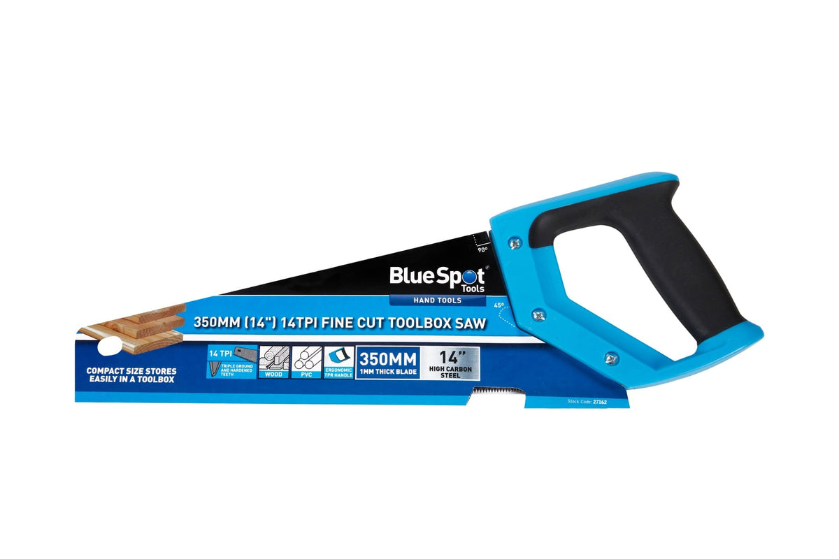 Blue Spot Tools 355mm (14") 14TPI Fine Cut Toolbox Saw