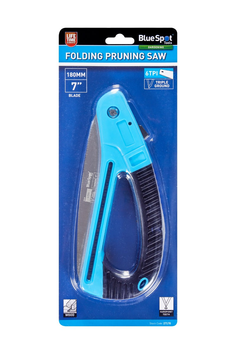 Blue Spot Tools Folding Pruning Saw 180mm Blade