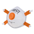NEO TOOLS Dust protection half-mask, FFP3, with valve and silicone sealing inside, 3 pcs — 97-321
