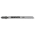 GRAPHITE Jigsaw blades 75 x 100 10 TPI, T-handle, 25 pcs set — 57H760-25