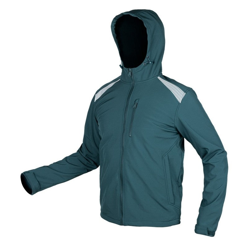 NEO TOOLS Mix&Match jacket, 4-way stretch, green, size XXXL — 81-577-XXXL