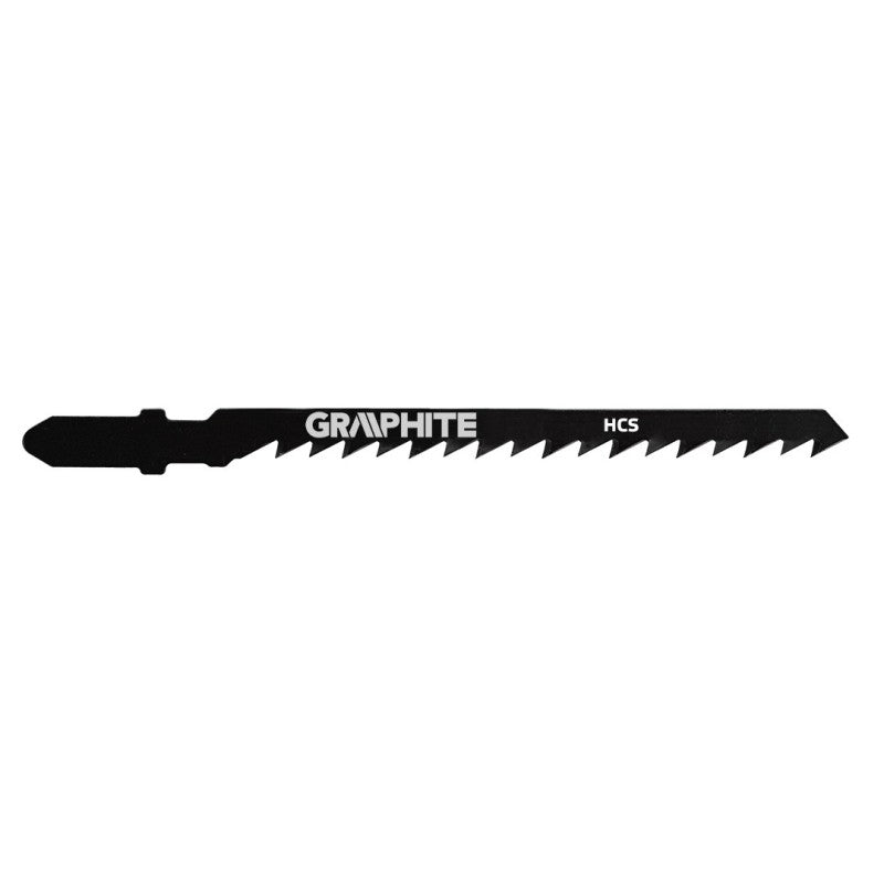 GRAPHITE Jigsaw blade 75 x 100, 6 TPI, T-handle, 2 pcs set — 57H763