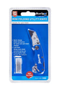 Blue Spot Tools Mini Folding Utility Knife With Blades