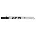 GRAPHITE Jigsaw blades 75 x 100 15 TPI, T-handle, 25 pcs set — 57H770-25