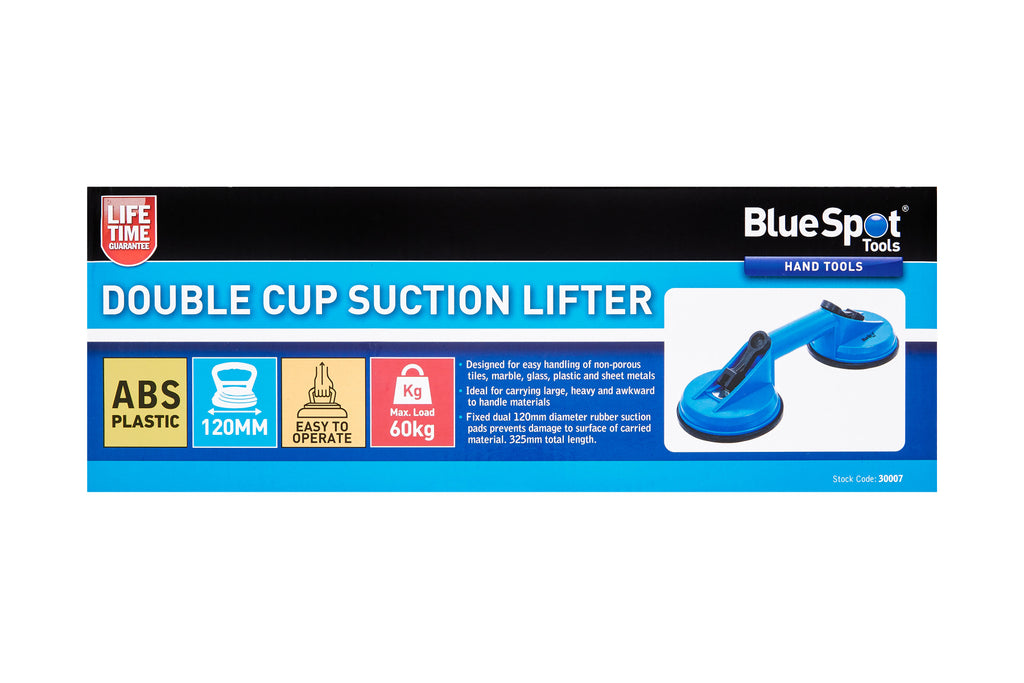 Blue Spot Tools Double Cup Suction Lifter