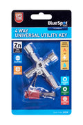 Blue Spot Tools 4 Way Universal Utility Key