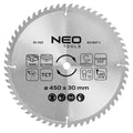 NEO TOOLS Saw blade, widia, 450 x 30 mm, 60 teeth — 61-150