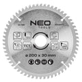 NEO TOOLS Saw blade, widia, 200 x 30 mm, 60 teeth, for aluminium — 61-190