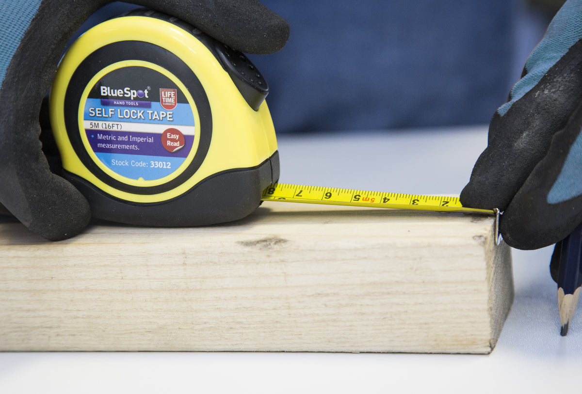 Blue Spot Tools 5m (16ft) Soft Grip Auto-Lock Tape Measure