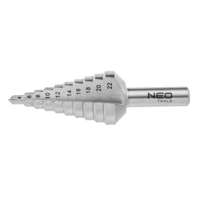 NEO TOOLS Step drill bit, 4-22 mm — 57-739