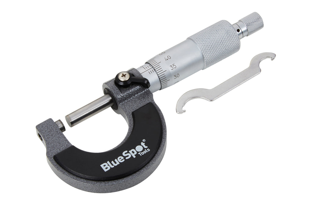Blue Spot Tools 0-25MM x 0.01MM Outside Micrometer