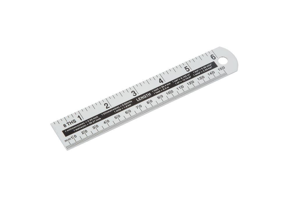 Blue Spot Tools 150mm (6") Aluminium Ruler