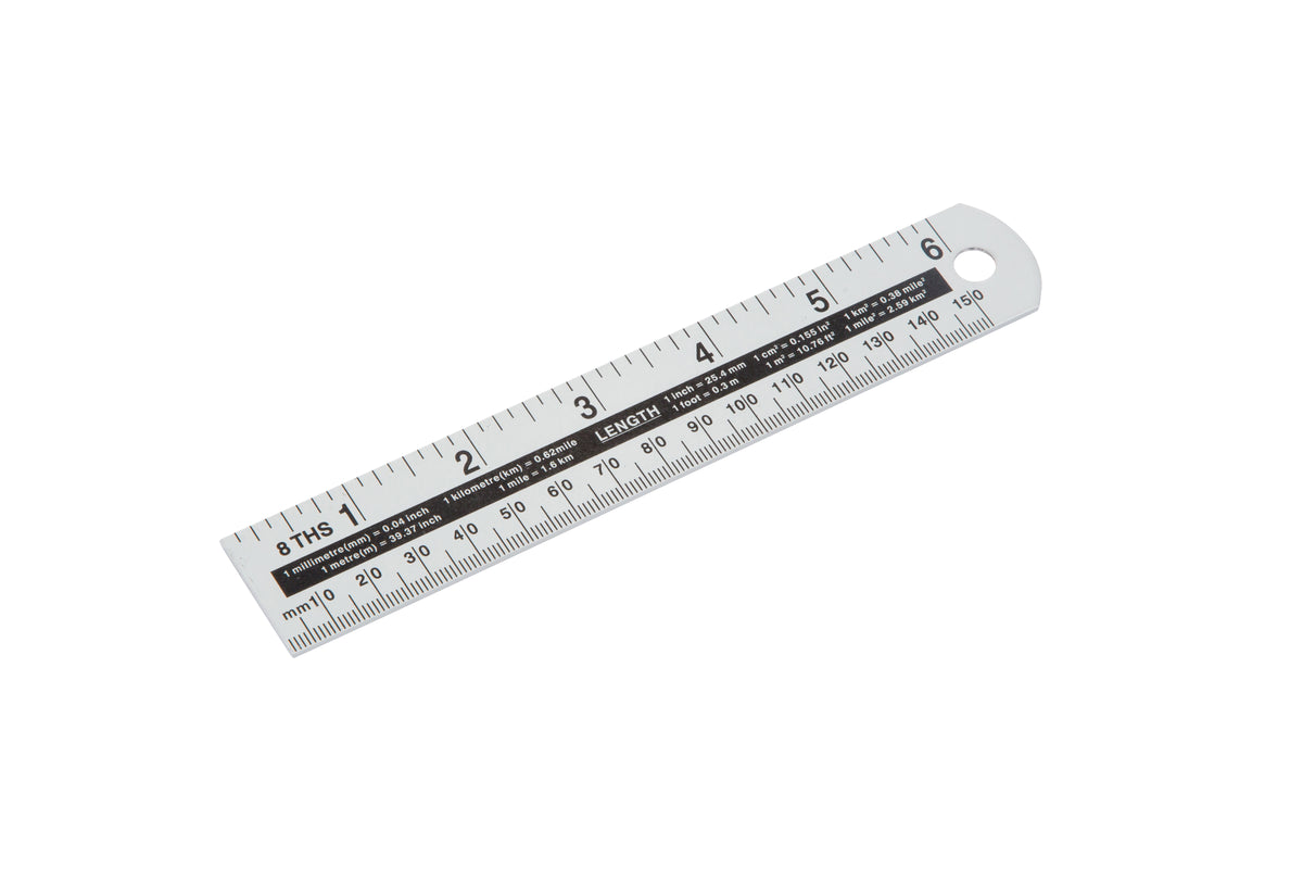 Blue Spot Tools 150mm (6") Aluminium Ruler