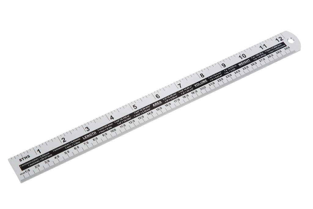 Blue Spot Tools 300mm (12") Aluminium Ruler
