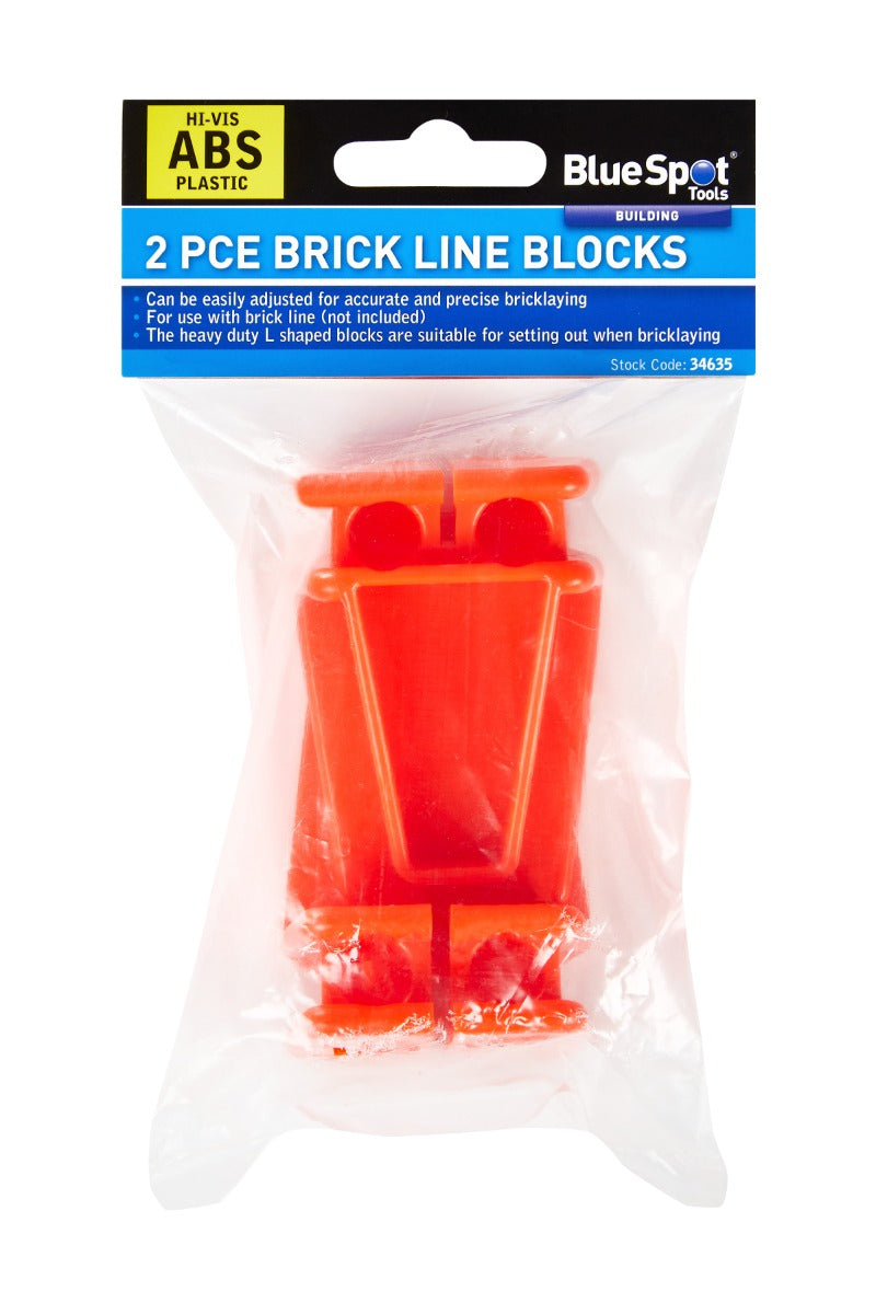 Blue Spot Tools 2 PCE Brick Line Blocks