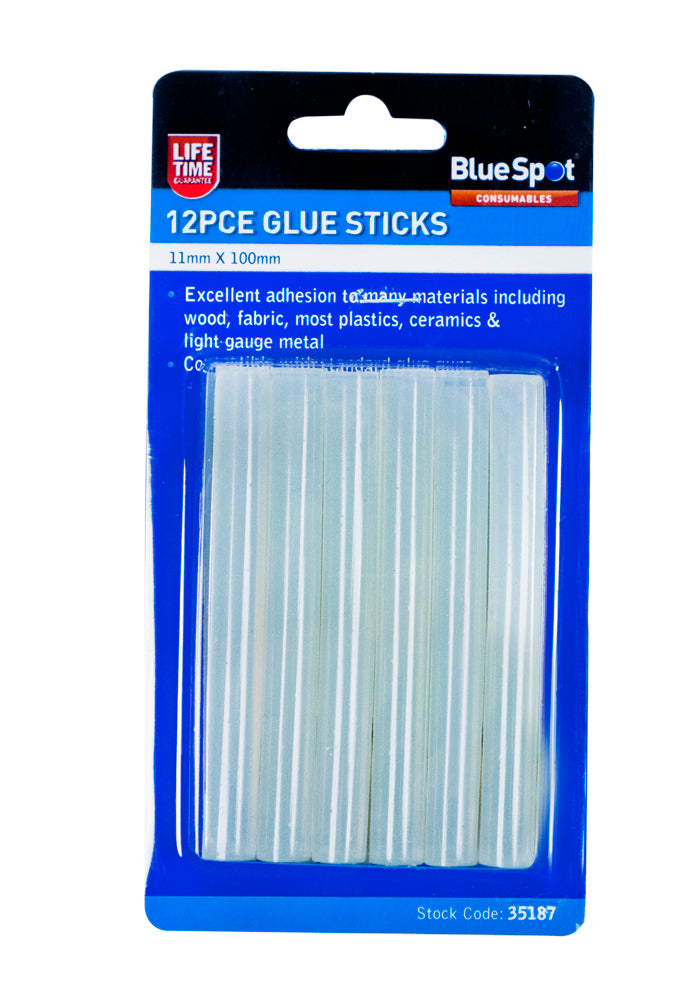 Blue Spot Tools 12 PCE 11mm Glue Sticks