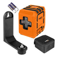 NEO TOOLS Cross line laser 30 m, with case and magnetic holder, green — 75-143