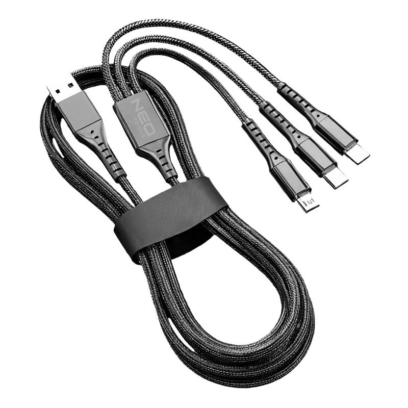 NEO TOOLS 3 in 1 cable, 1.2 m — GD038